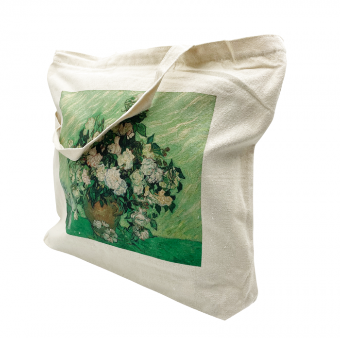 Geanta Shopper de panza FLOWERS, 43x8x37cm [4]