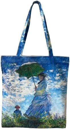Geanta Shopper din material textil satinat PAINTINGS [6]