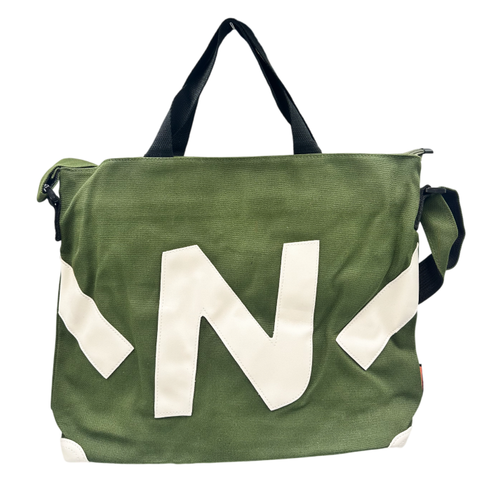 Geanta sport din panza URBAN, Verde, 42x32 cm [2]