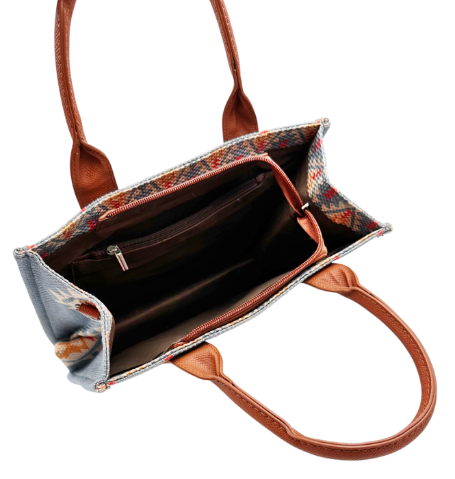 Geanta Tote Ethnic Chic cu Bareta Reglabila – DESERT HARMONY [6]