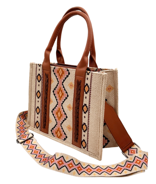 Geanta Tote Ethnic Chic cu Bareta Reglabila – DESERT HARMONY [4]