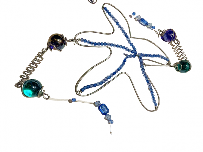 Ghirlanda decorativa BLUE SEAFISH, 130cm [2]