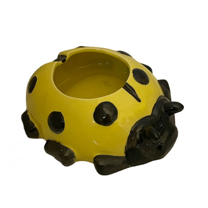 Suport ceramic decorativ – buburuză galbenă THORA [3]