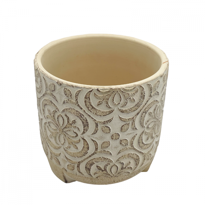 Ghiveci ceramica MAROCCO, Bej, 13cm [4]
