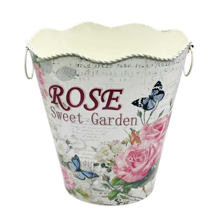 Ghiveci decorativ metalic ROSE GARDEN [2]