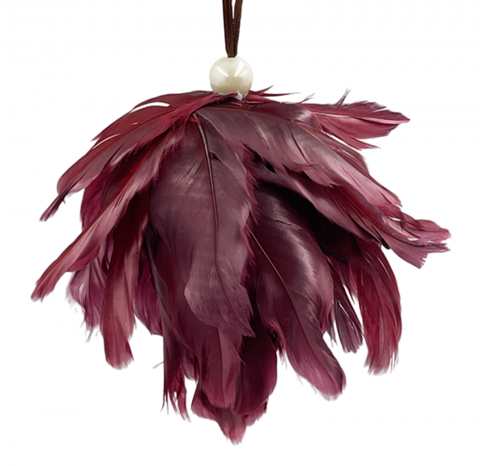 Glob brad Craciun PEAKY, Burgundy, 10cm [2]