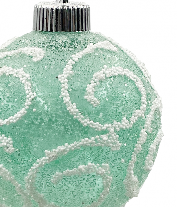 Glob de Craciun BLAZE, Verde, 10cm [2]