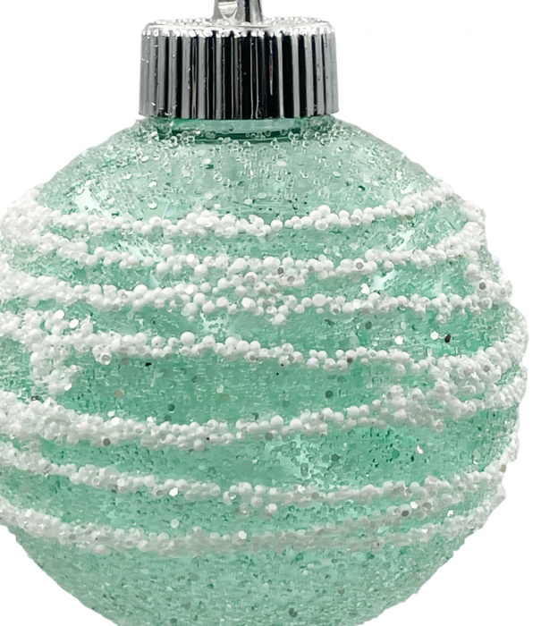 Glob de Craciun BLAZE, Verde, 8cm [2]