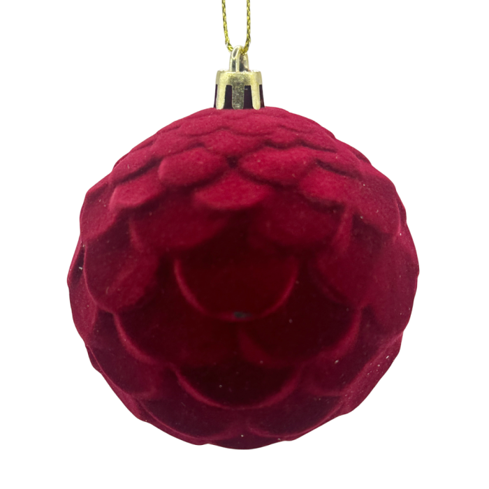 Glob de Craciun LOIS, Burgundy, 8cm [1]