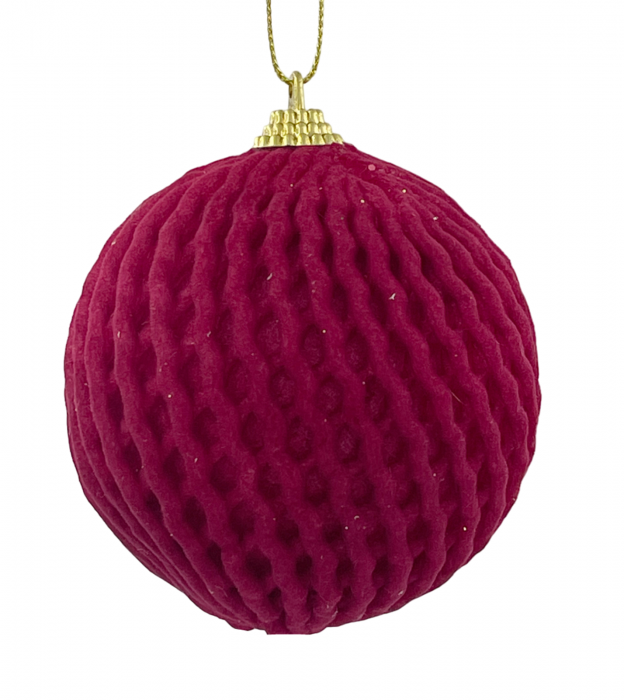 Glob de Craciun COMBY, Burgundy, 8cm [1]