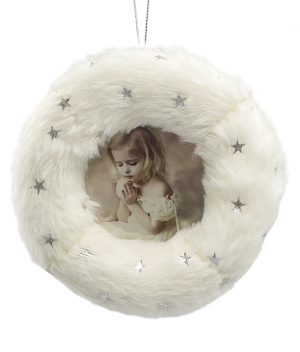 Glob de Craciun Rama foto FLUFFY, 13cm [1]