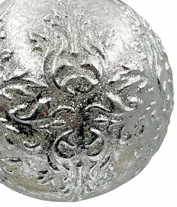 Glob de Craciun HOPE, Argintiu, 8cm [2]
