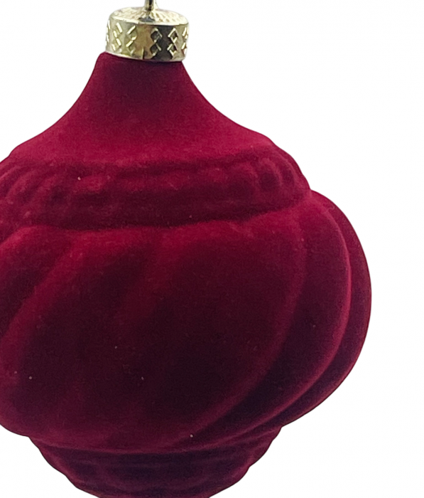 Glob de Craciun GLEN, Burgundy, 9cm [2]