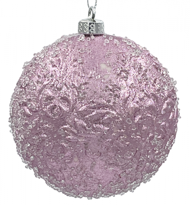 Glob de Craciun HOPE, Mov prafuit, 10cm [1]