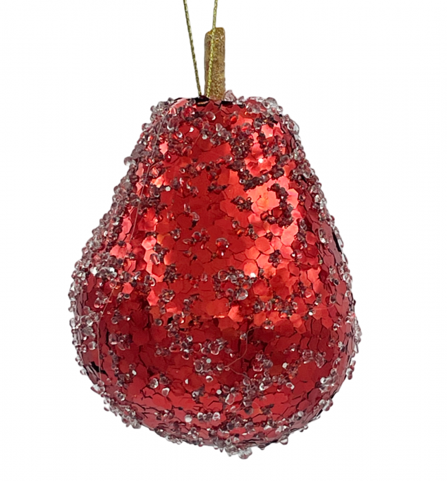Glob de Craciun para JOY, Rosu, 10cm [1]