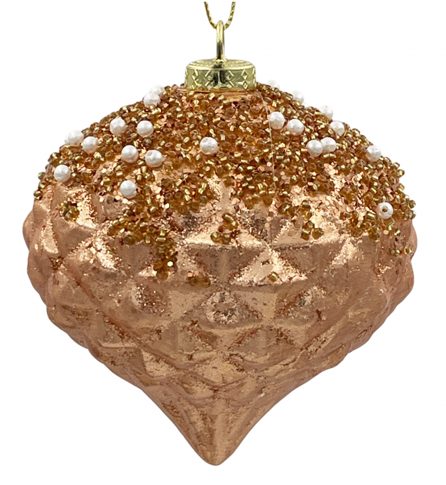 Glob de Craciun SPINNER, Aramiu, 10cm [1]