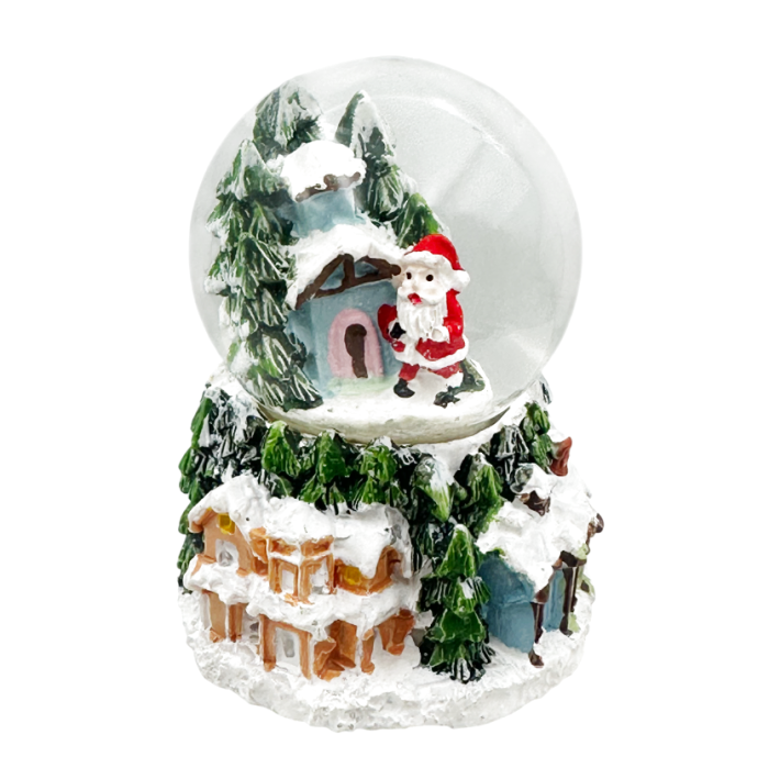 Glob cu zapada si LED – Cu Mos Craciun si Casuta SEASON [2]