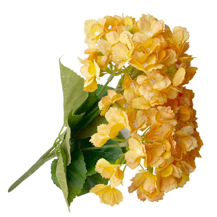 Hortensie artificiala FERGIE, Portocaliu, 35cm [2]
