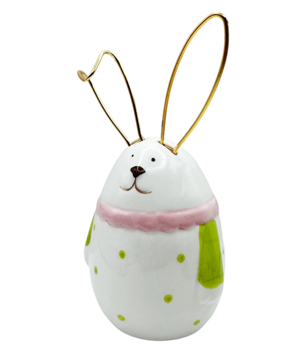 Iepuras decorativ cu urechi aurii EASTER [3]