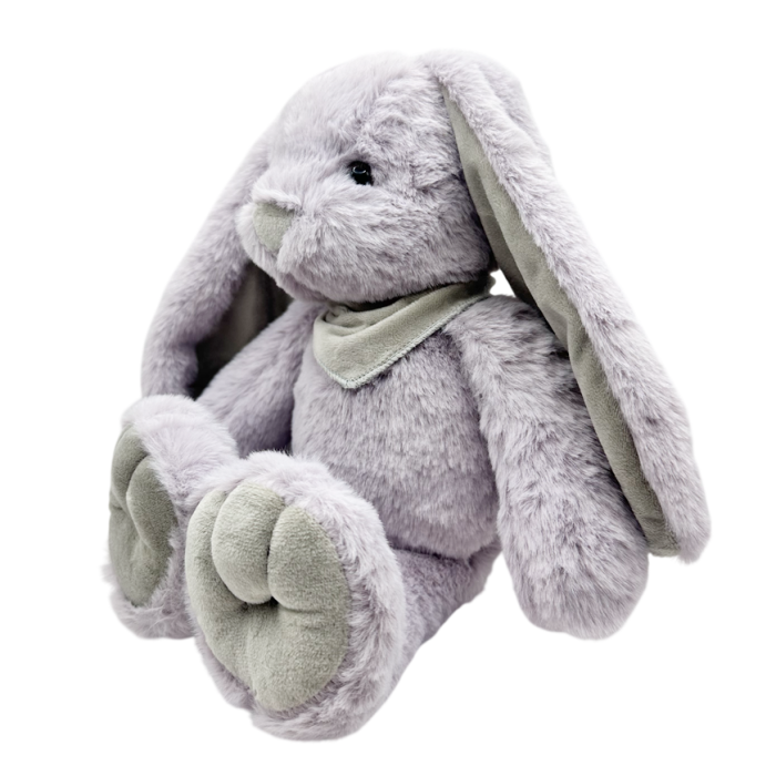 Iepure de plus mov-lila cu esarfa LICORICE [2]