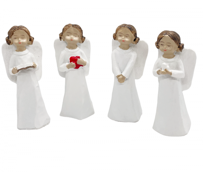 Inger decorativ DELIA, Alb, 6cm [2]