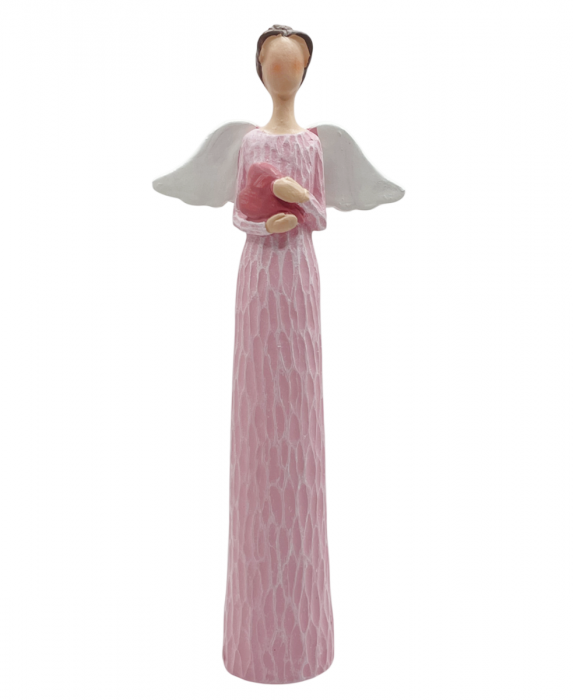 Inger decorativ LAILA, Roz, 20cm [1]