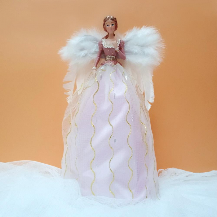 Figurina Zana cu lumina LED GRACE, Roz, 32cm [2]