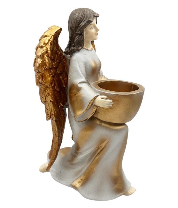 Figurină înger ALICIA cu suport pentru lumânare [2]