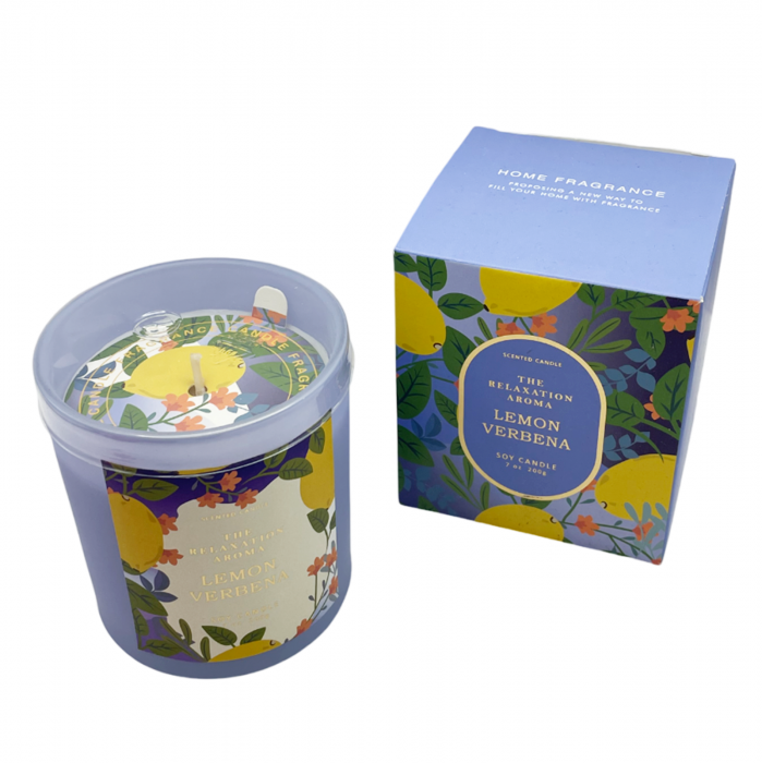 Lumanare de soia parfumata LEMON VERBENA, 200g [2]