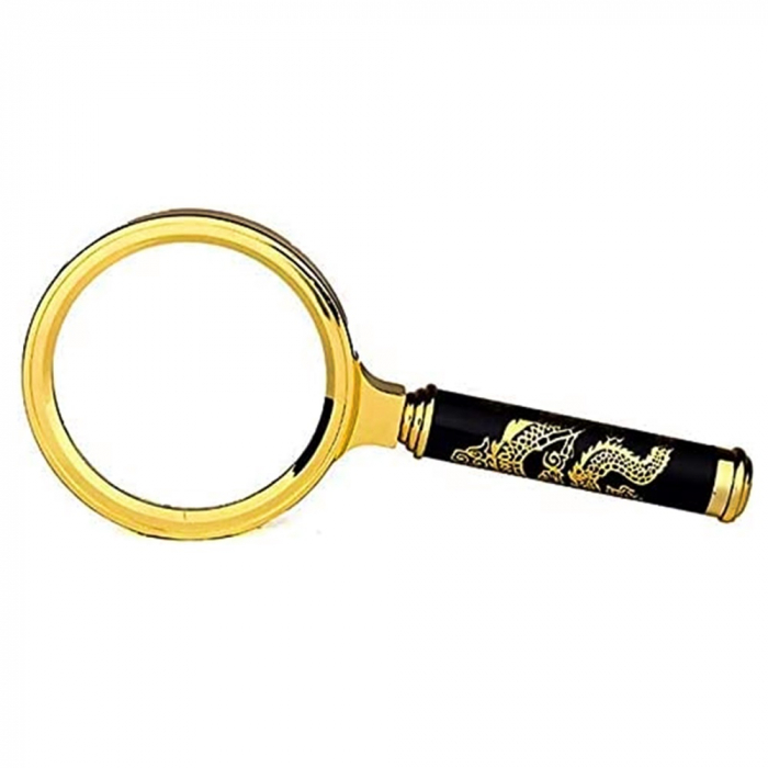 Lupa cu maner Gold Dragon 60mm [4]