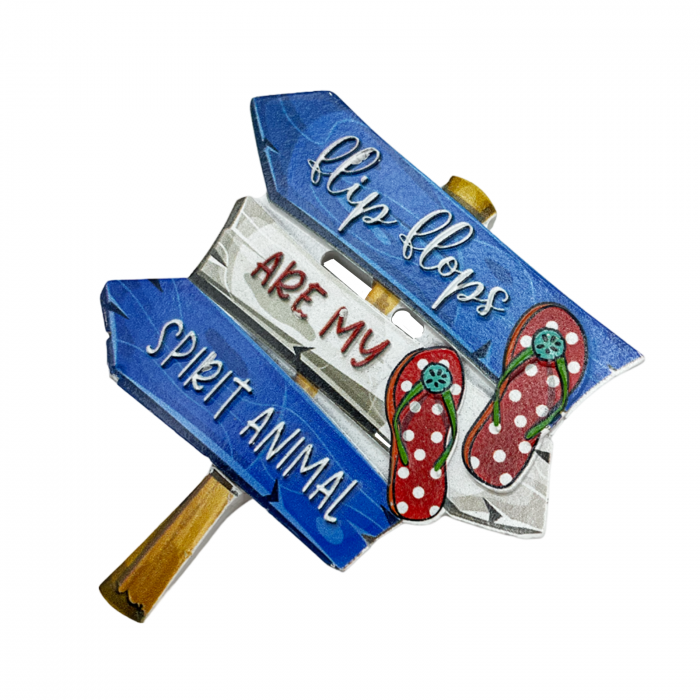 Magnet decorativ SUMMER, 9x8cm [2]