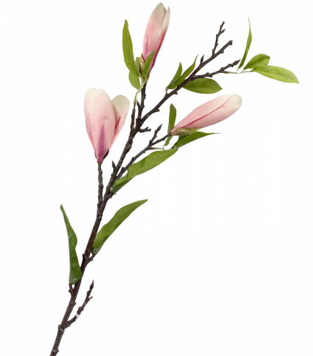 Magnolie artificiala MAJESTIC, Roz, 100cm [1]