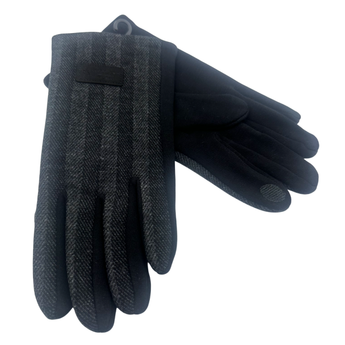 Manusi pentru barbati ALFREDO, Negru Gri [2]