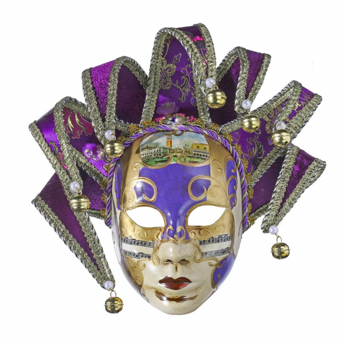 Masca venetiana decorativa Purple Phantom [1]