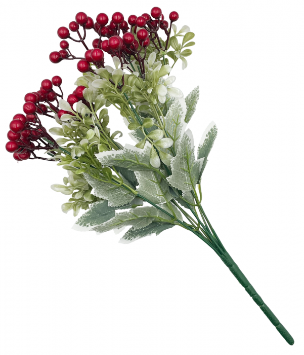 Merisoare artificiale RORY, Rosu, 45cm [2]