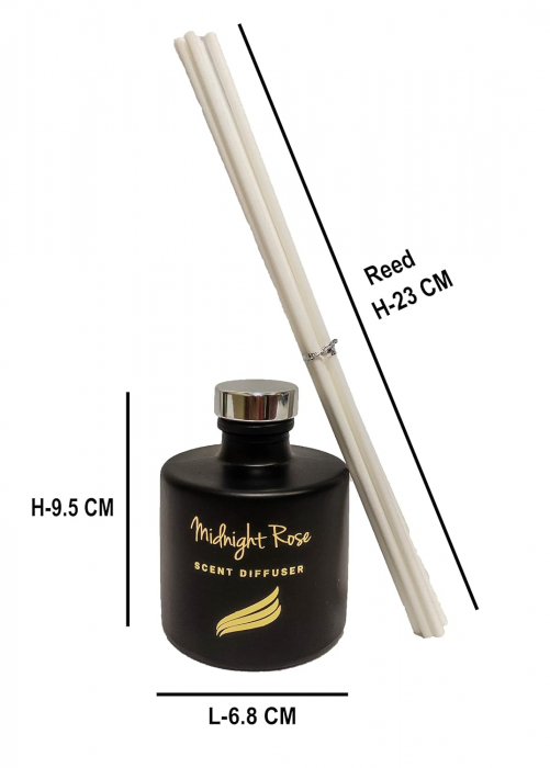 Odorizant camera cu betisoare MIDNIGHT ROSE [2]
