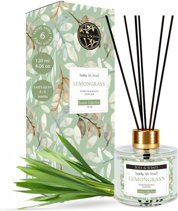 Odorizant camera cu betisoare LEMONGRASS [4]