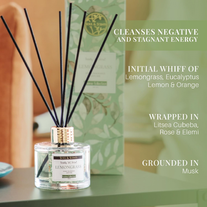 Odorizant camera cu betisoare LEMONGRASS [2]