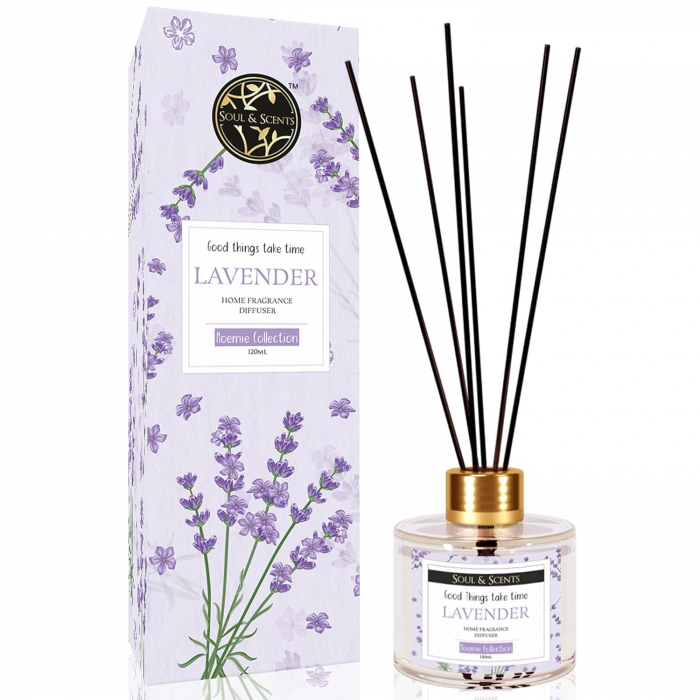 Odorizant camera cu betisoare LAVENDER, S&S India [1]