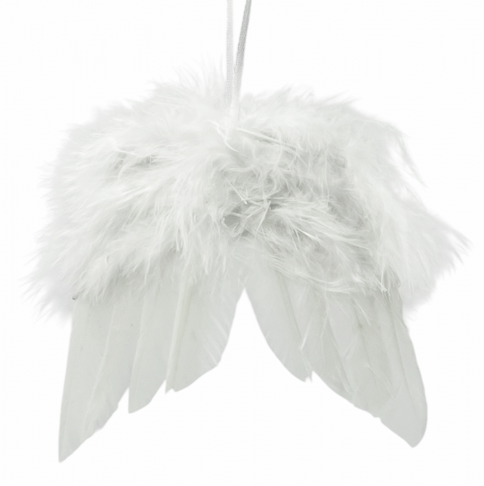 Ornament brad Aripi de Inger ELSA, Alb, 11cm [1]