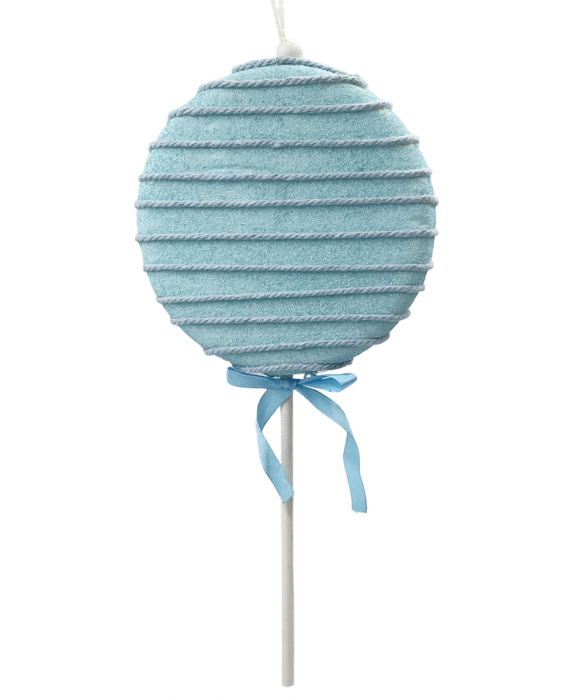 Ornament brad Craciun Acadea SWEETY, Bleu, 13x30cm [1]