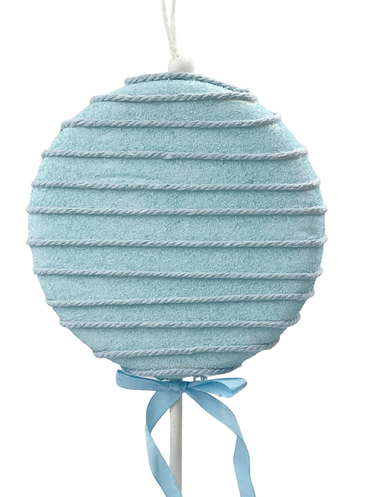Ornament brad Craciun Acadea SWEETY, Bleu, 13x30cm [2]