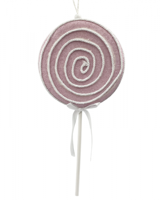 Ornament brad Craciun Acadea SWEETY, Lila, 13x30cm [1]