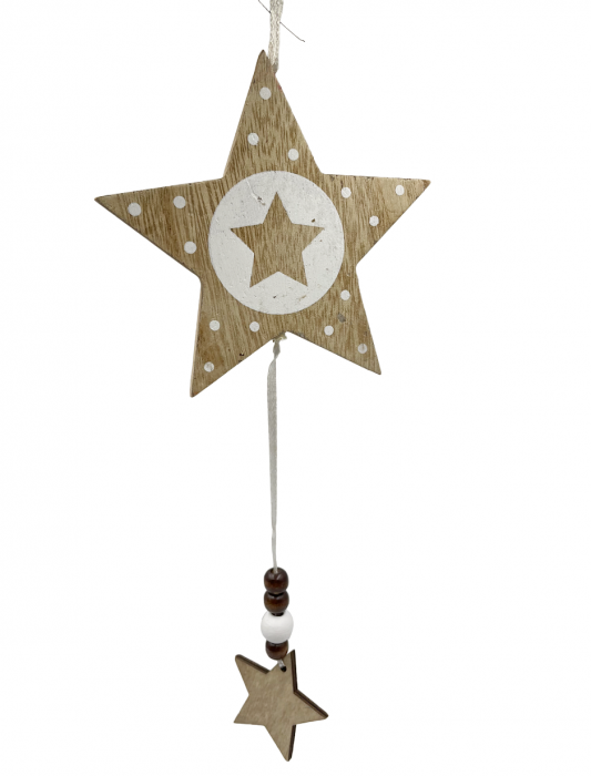 Ornament brad Craciun Stea JOY, 25cm [1]