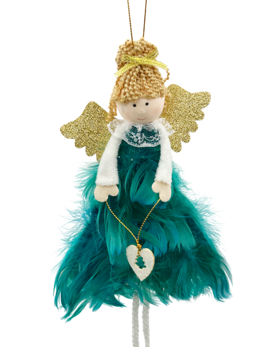Ornament brad Craciun Inger ELSA, Verde, 30cm [2]