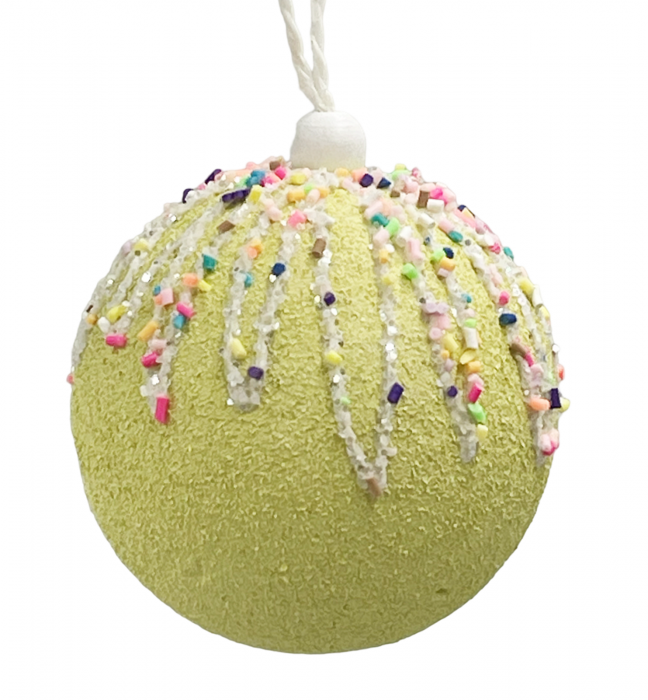 Glob de Craciun CANDY, Verde, 7cm [1]