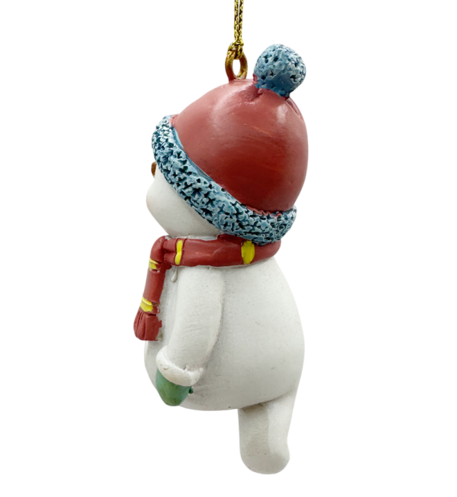 Ornament Craciun - Om de Zăpadă cu acadea SNOWY [2]