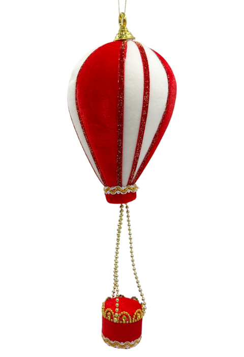 Ornament brad Craciun Nacela rosie CHARM - decor elegant [1]