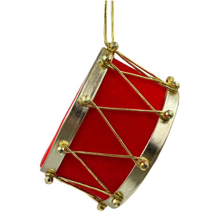 Ornament brad Craciun Toba CHARM, Rosu, 16x9.5cm [2]