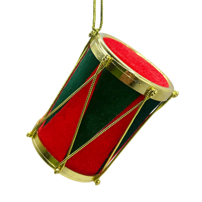 Ornament brad Craciun Toba CHARM, Rosu/ Verde, 7x10cm [1]